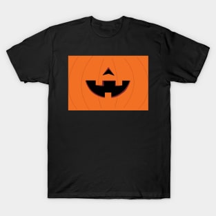 Jack O Lantern Pumpkin Face Mask (Day) T-Shirt